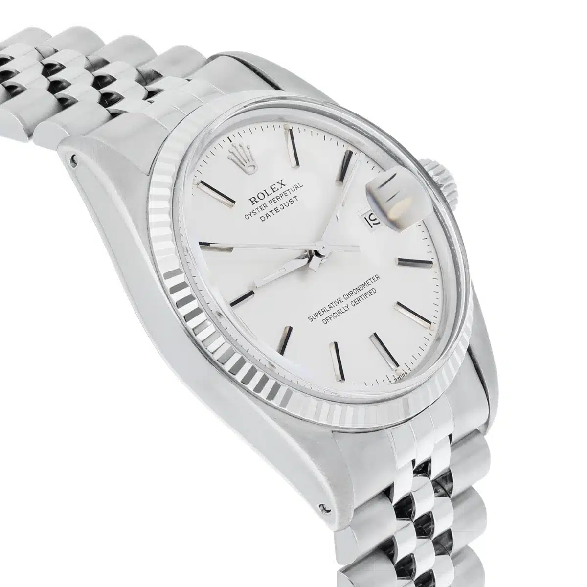 Rolex Datejust 36mm Stainless Steel 16014 Silver Index Dial, Jubilee Circa 1979 – image 5