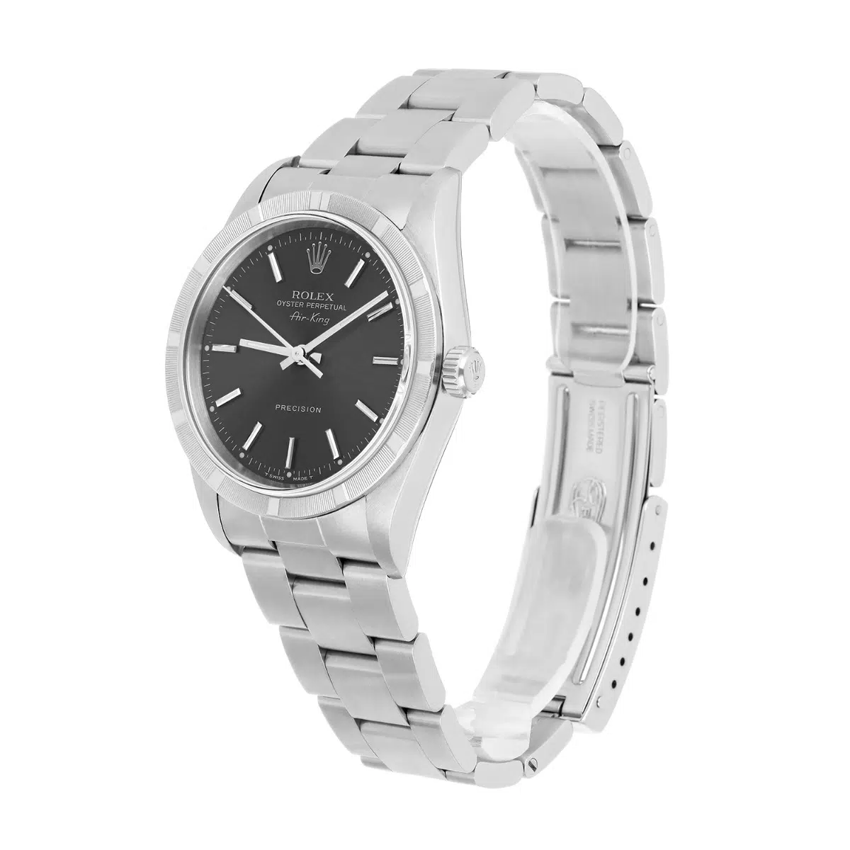 Rolex Air-King 34mm 14010 Grey Dial Stainless Steel Oyster Watch Circa 1991 – image 3