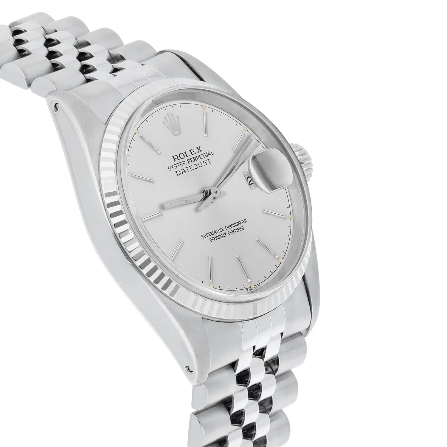 Rolex Datejust 36mm Stainless Steel 16014 Silver Index Dial, Circa 1987 – image 6