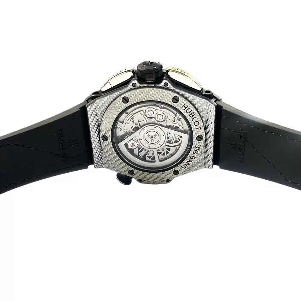 Hublot Big Bang Unico 416.YS.1120.VR Carbon Fiber with Transparent Dial Watch – image 6