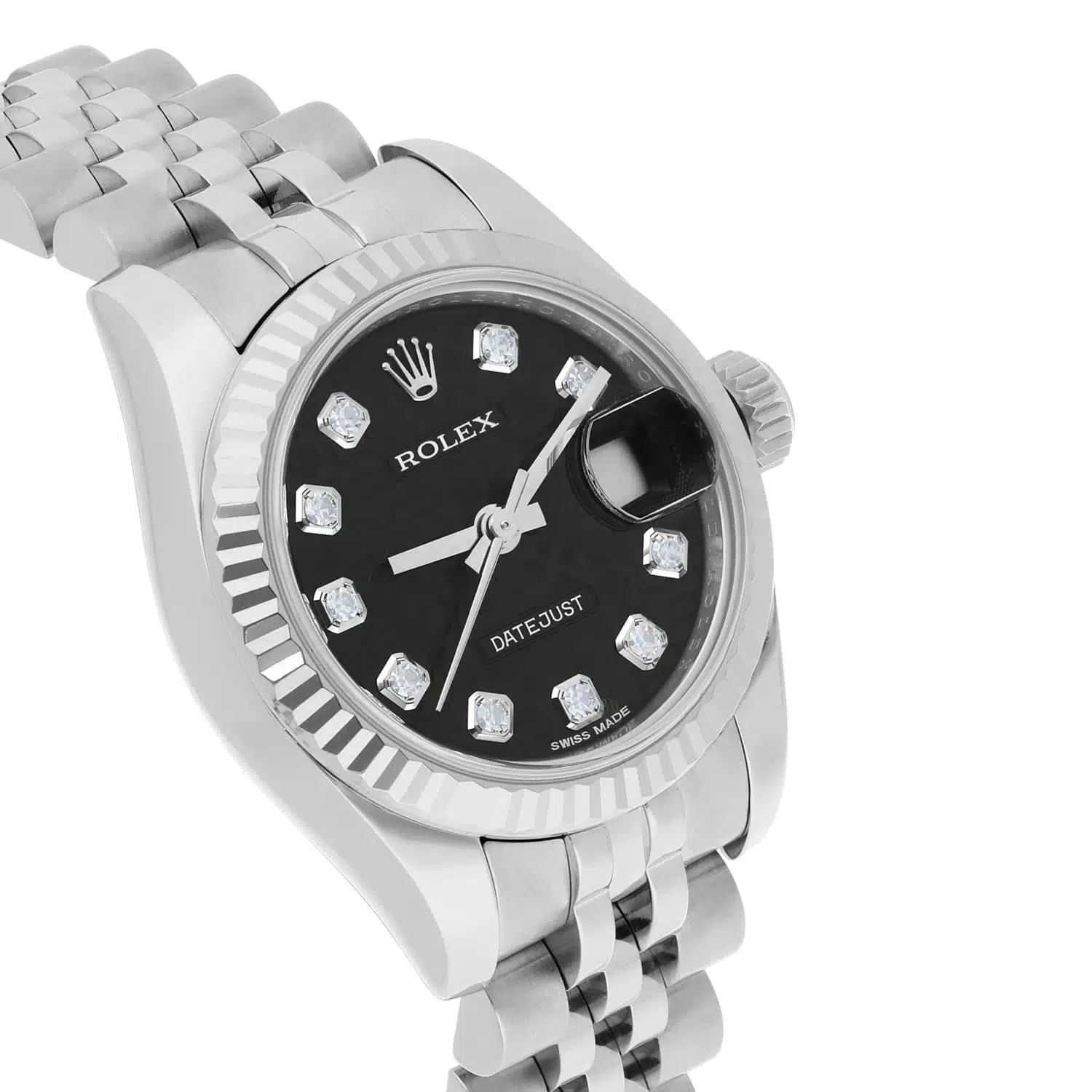 Rolex Lady-Datejust Authentic Womens 26 Black Jubilee Dial Complete 2018 – image 5