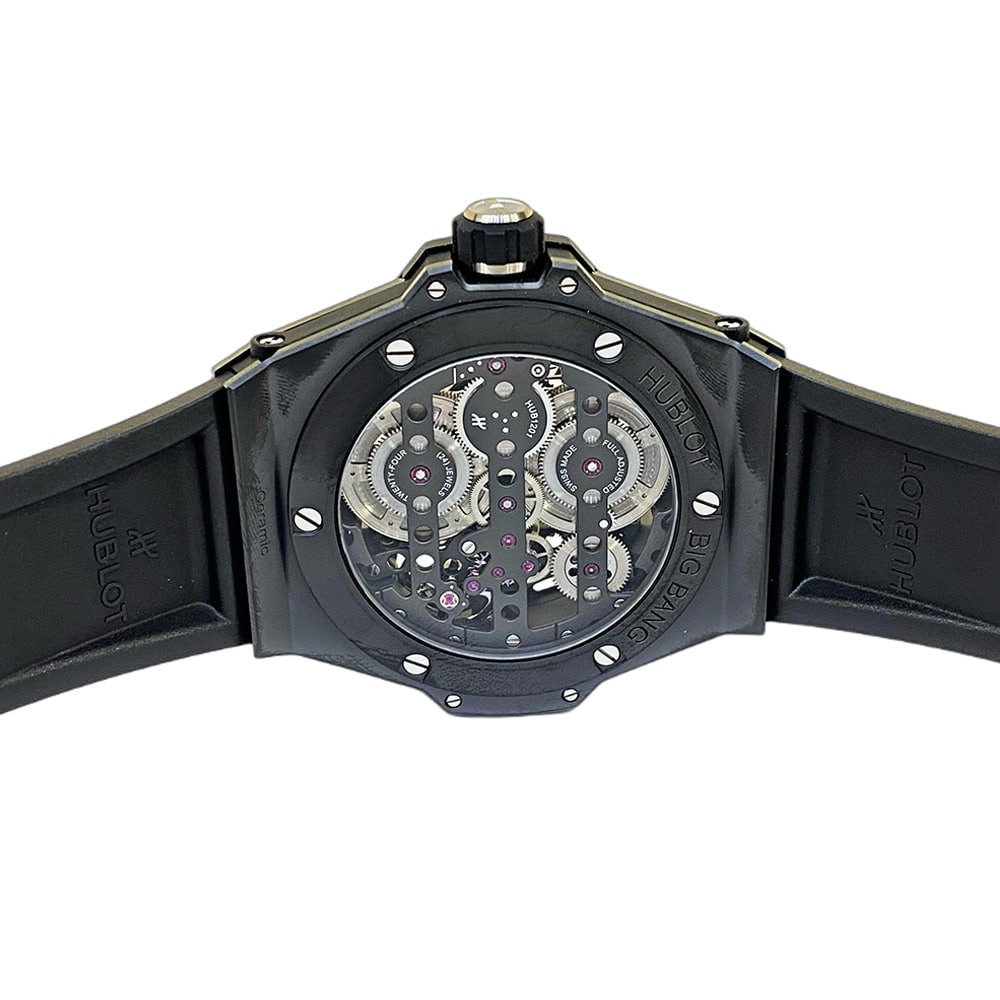 Hublot Big Bang Meca-10 414.CI.1123.RX Black Ceramic with Black Rubber Watch