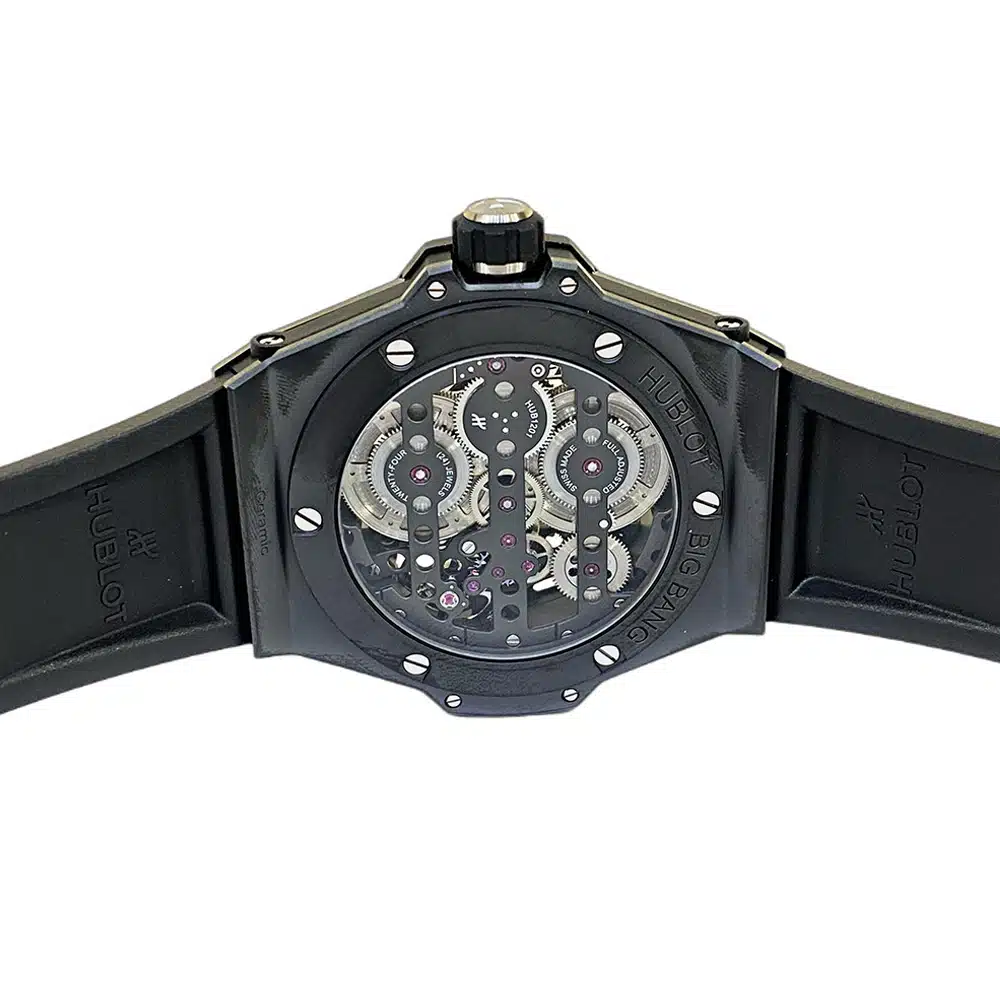 Hublot Big Bang Meca-10 414.CI.1123.RX Black Ceramic with Black Rubber Watch – image 5