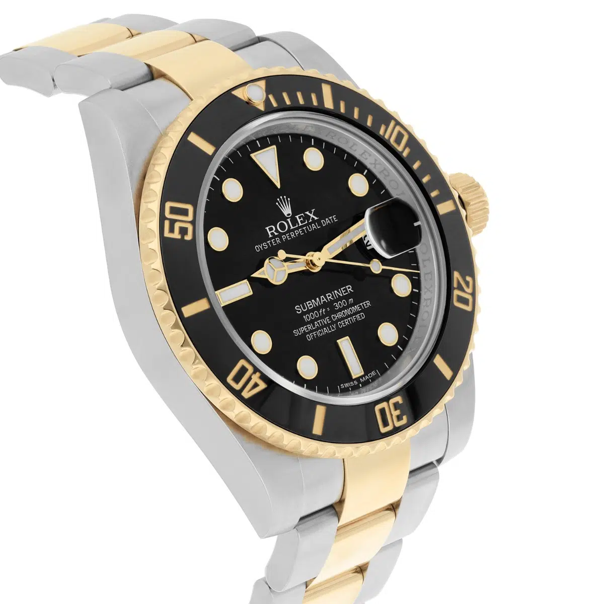 Rolex Submariner Date 116613LN Black Dial Ceramic Bezel 18k Gold/Steel Watch – image 5