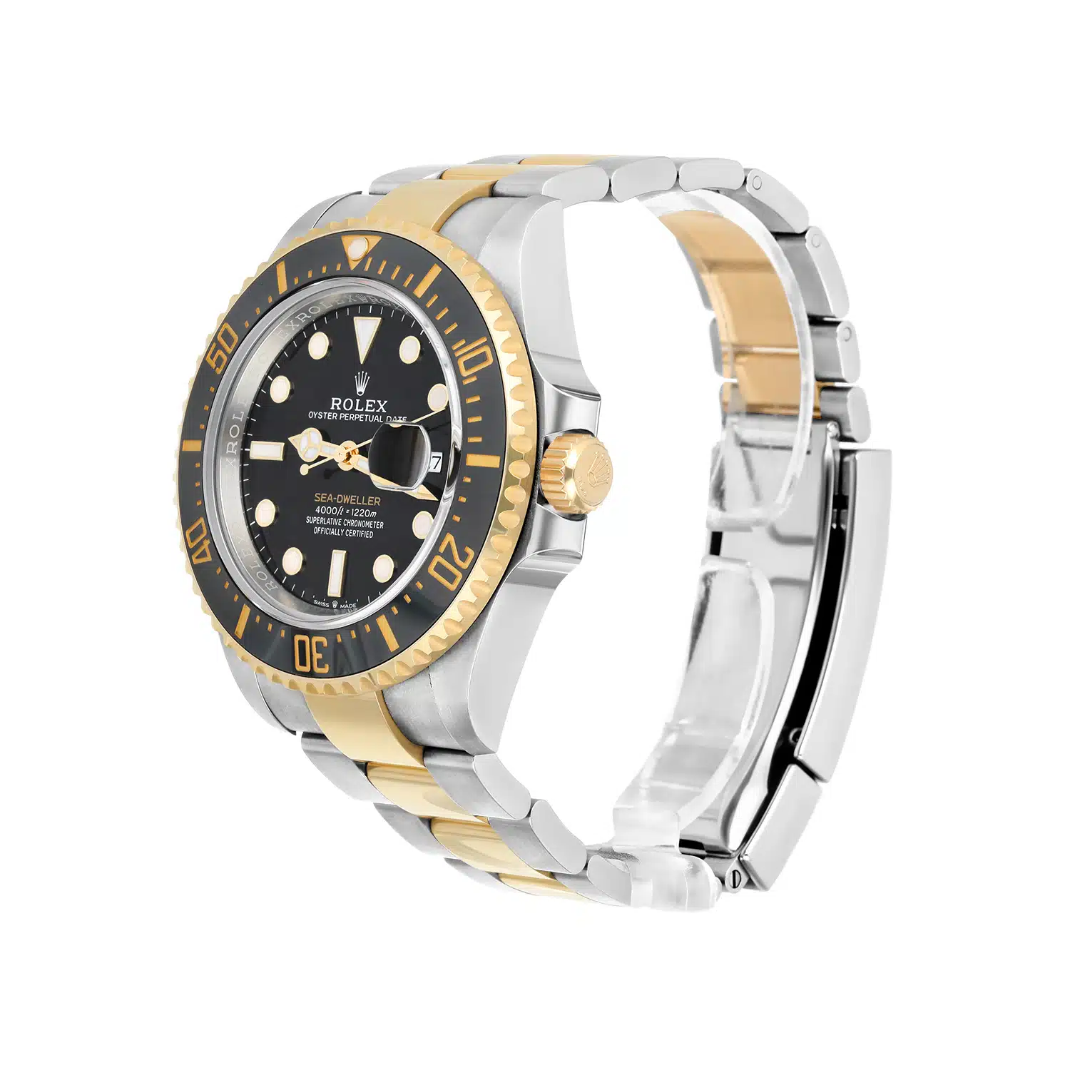 Rolex Sea-Dweller 126603 Stainless Steel with Yellow Gold Watch ( Black Dial ) – image 5