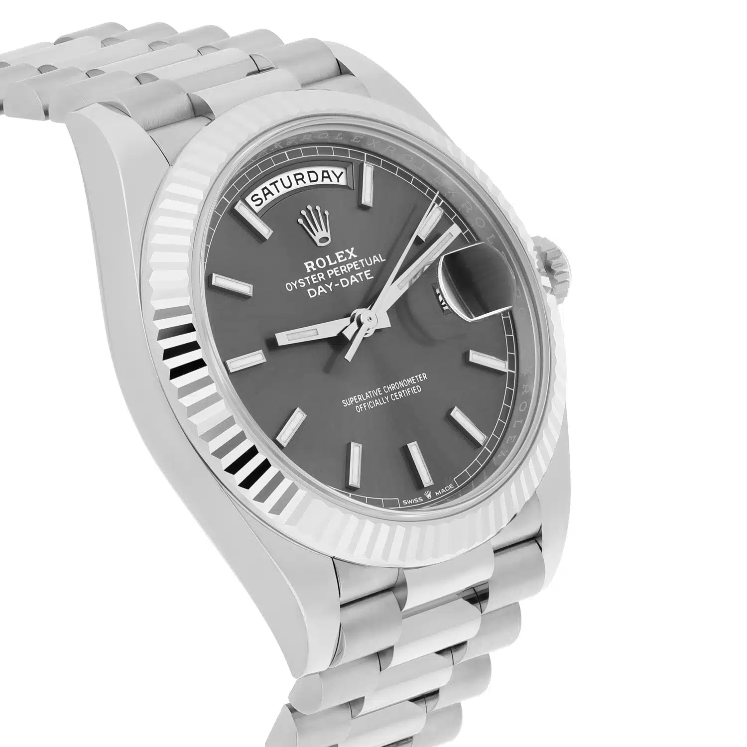 Rolex Day-Date 40 228239 White Gold Grey Slate Dial Presidential UNWORN – image 5