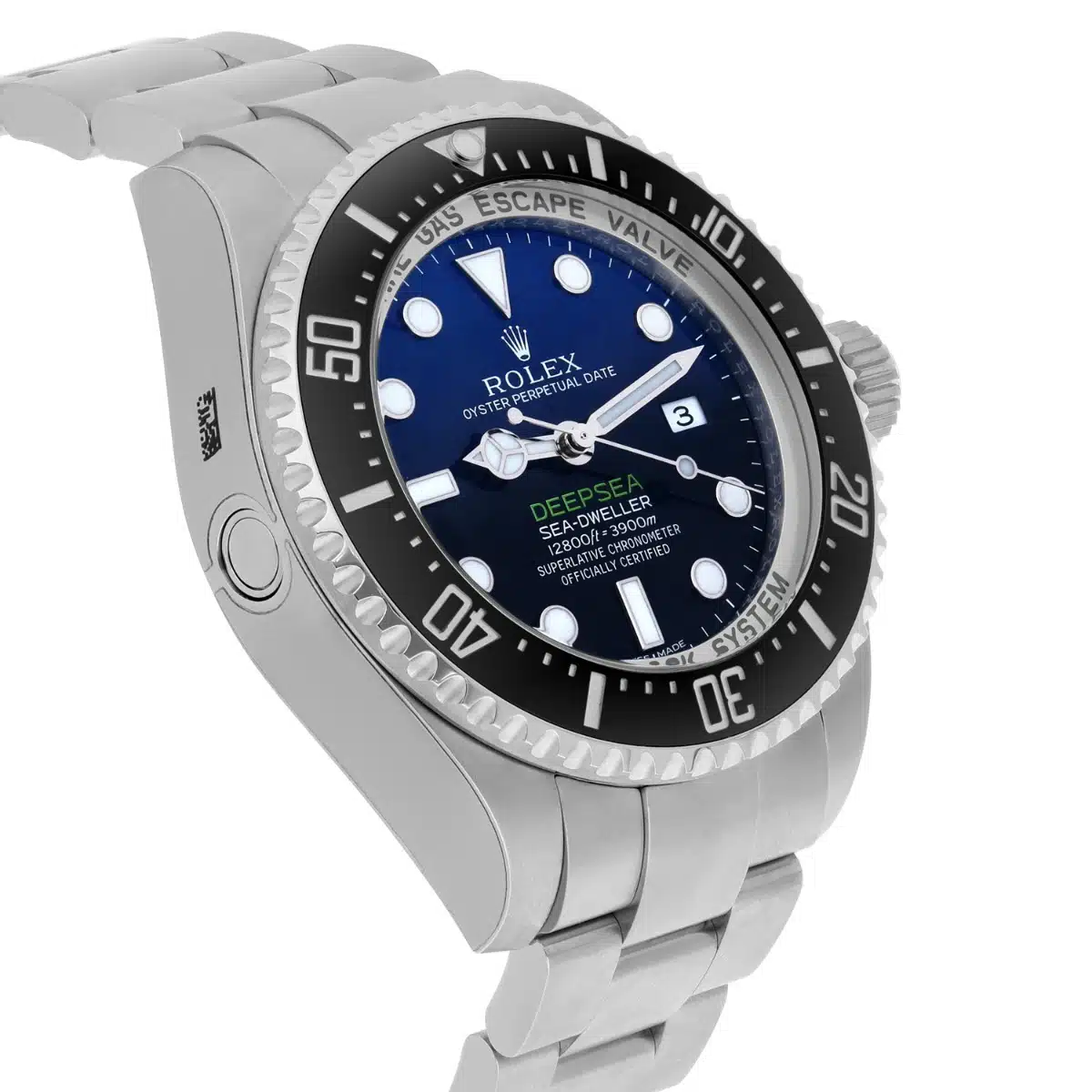 Rolex DeepSea Sea-Dweller 44mm 116660D Stainless Steel Watch Black & Blue Dial James Cameron – image 5