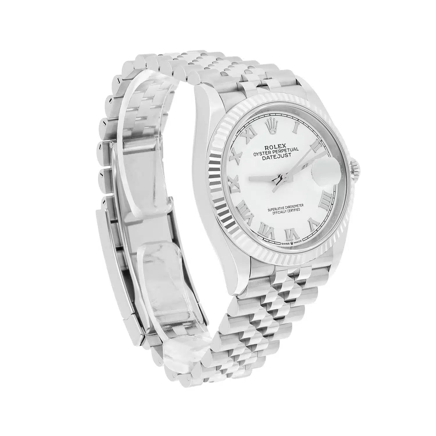 Rolex Datejust 126234 Steel 36mm White Roman Dial Jubilee Bracelet 2023 Complete – image 5