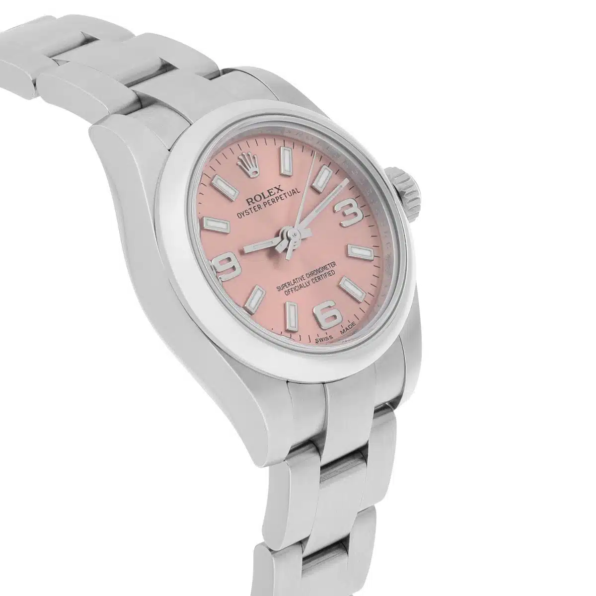 Rolex No-Date 176200 Salmon Dial 26mm Stainless Steel Ladies Watch – image 5