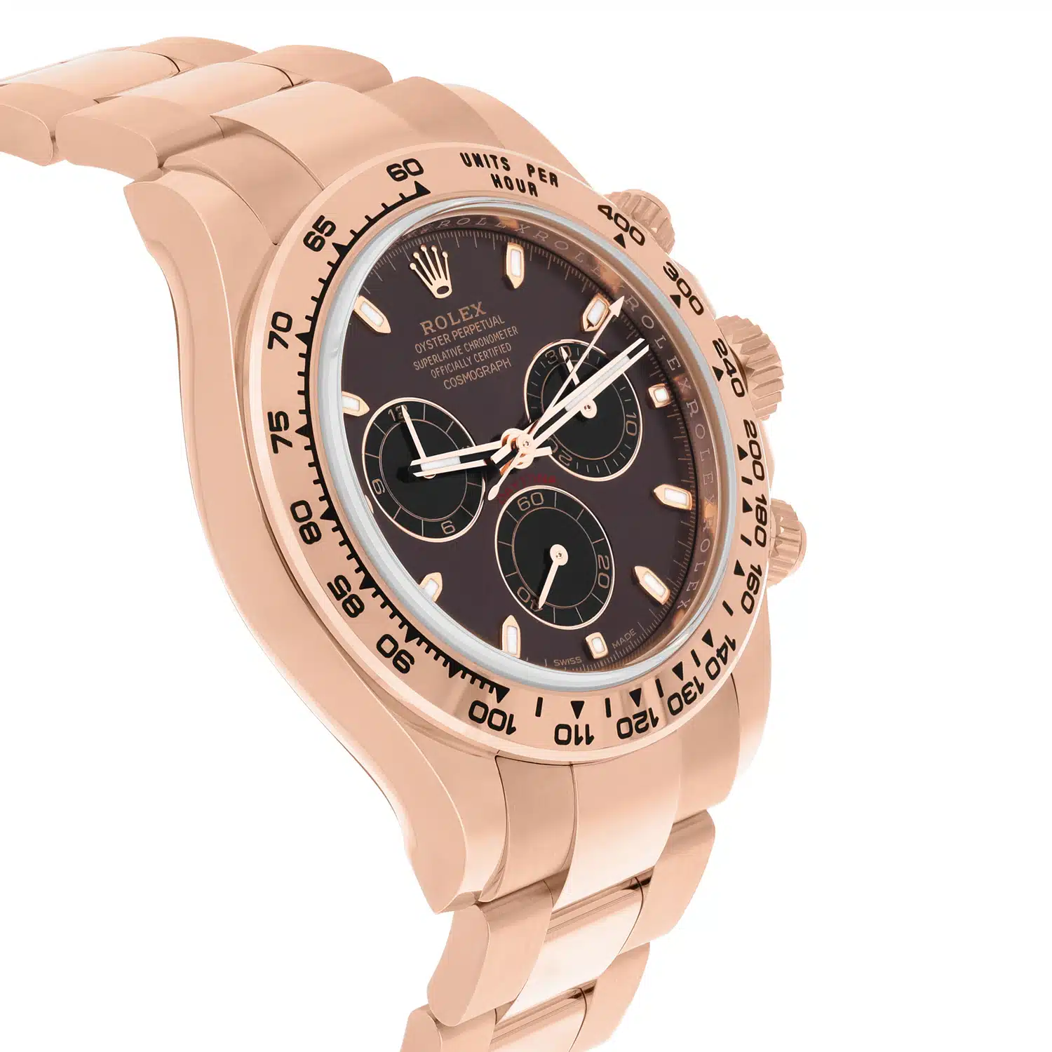 Rolex Cosmograph Daytona 116505 18K Rose Gold Watch Chocolate Dial Mint 2022 – image 5