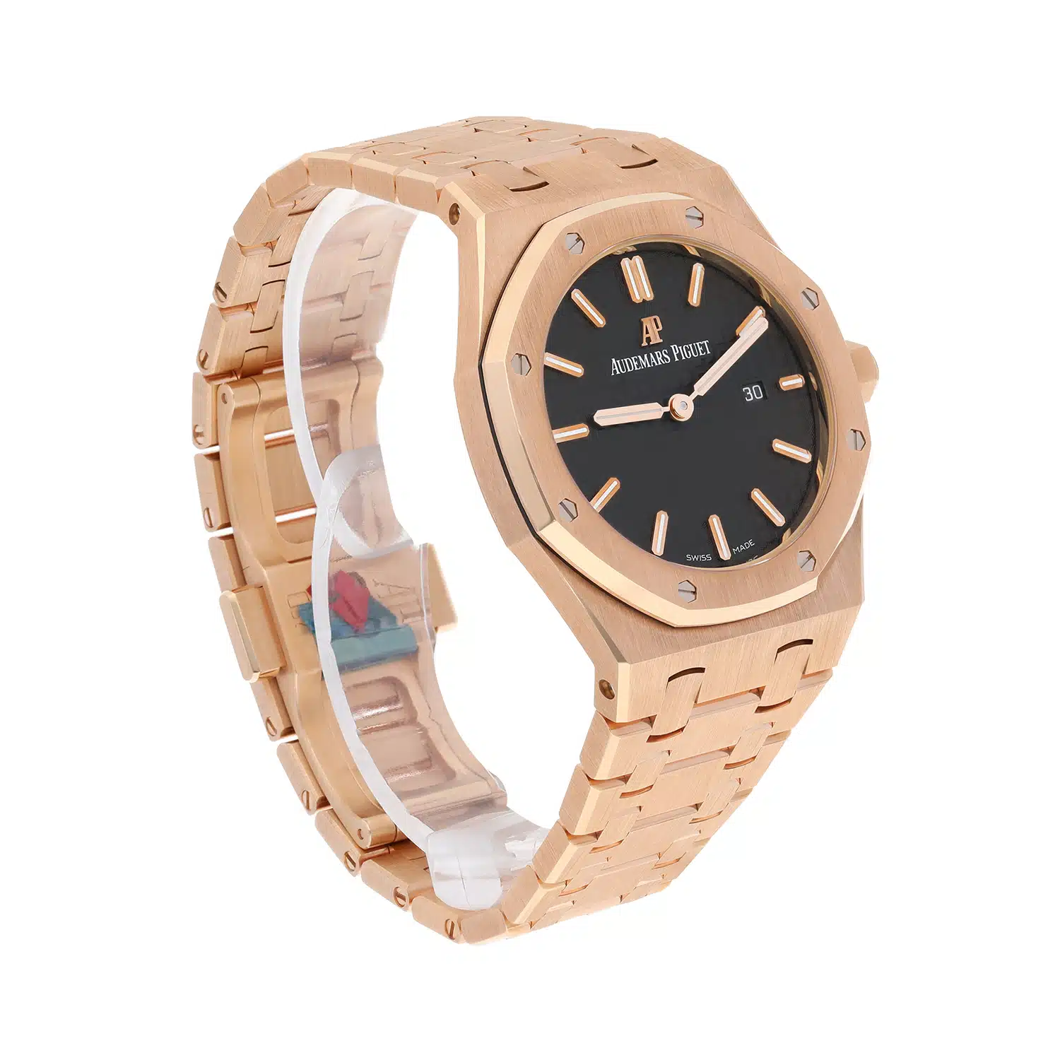 Audemars Piguet 67650OR.OO.1261OR.01 Royal Oak Lady 33mm Rose Gold Brown Dial – image 5