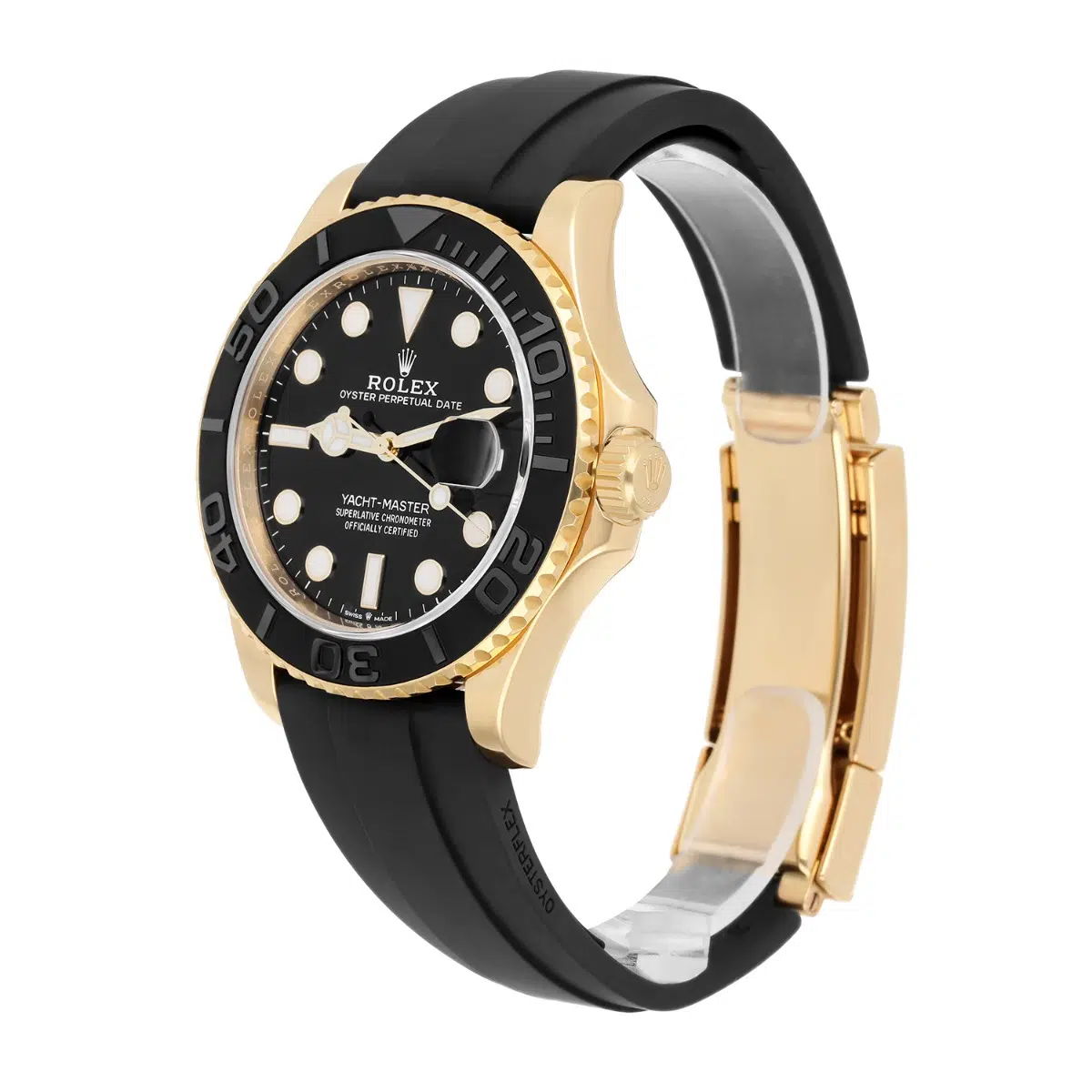 Rolex Yacht-Master Yellow Gold Oysterflex 42mm 226658 Mint – image 5