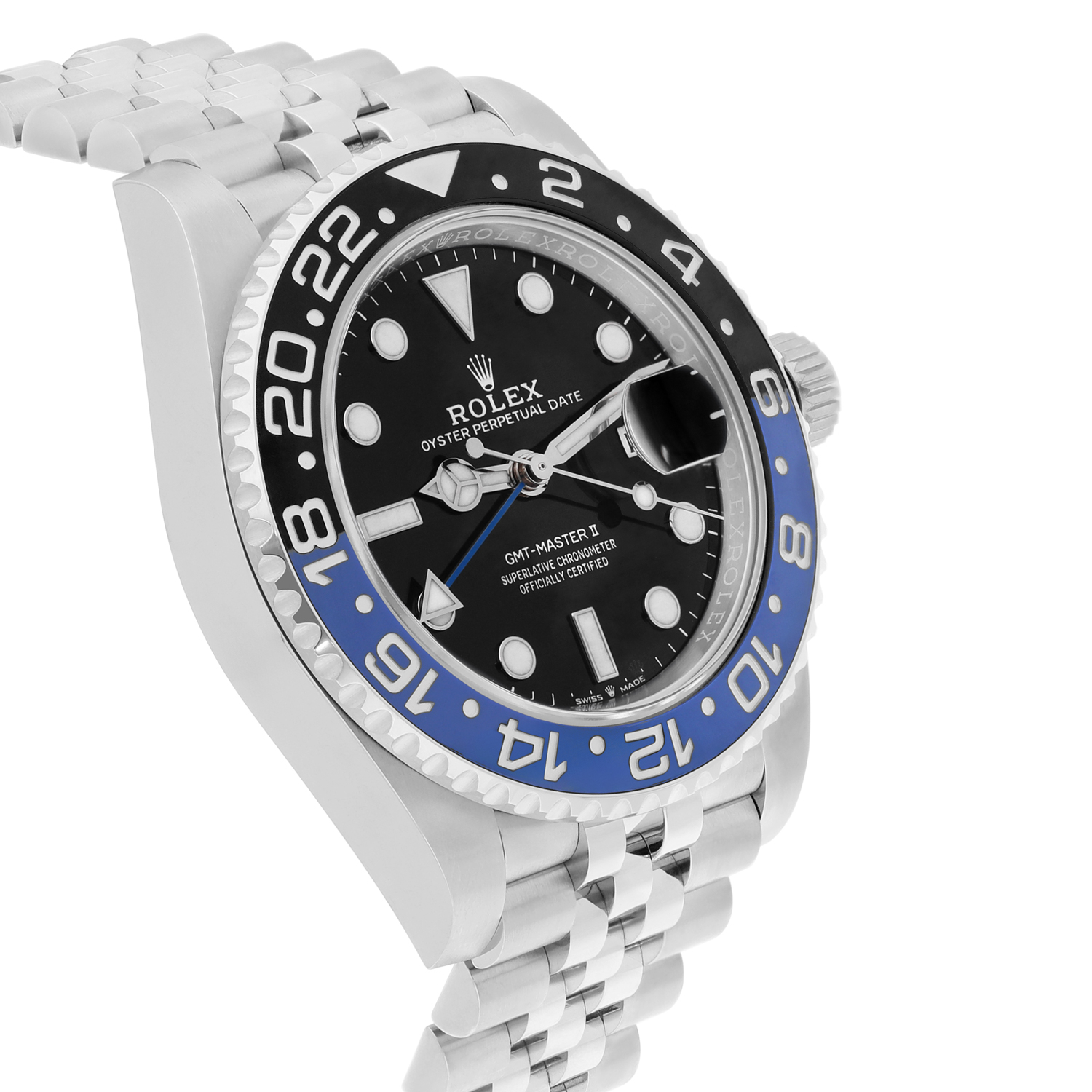 Rolex GMT Master II 40mm Stainless Steel Batgirl Box Papers 2023 126710BLNR