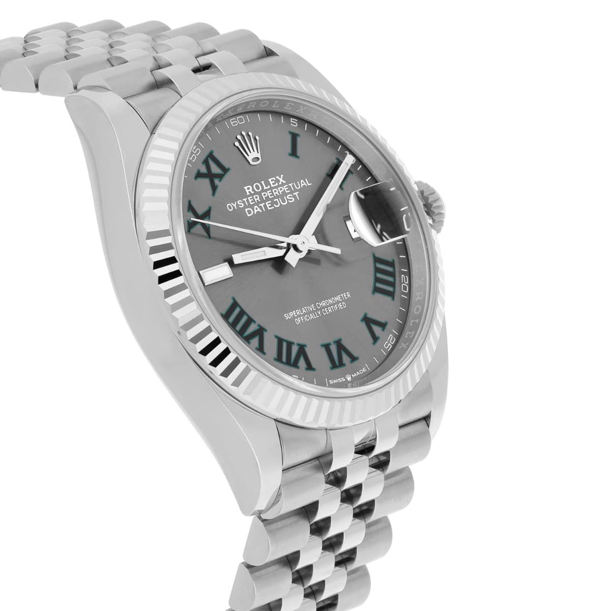 Rolex Datejust 126234 Steel 36mm Wimbledon Dial Jubilee Bracelet 2022 Box/Papers
