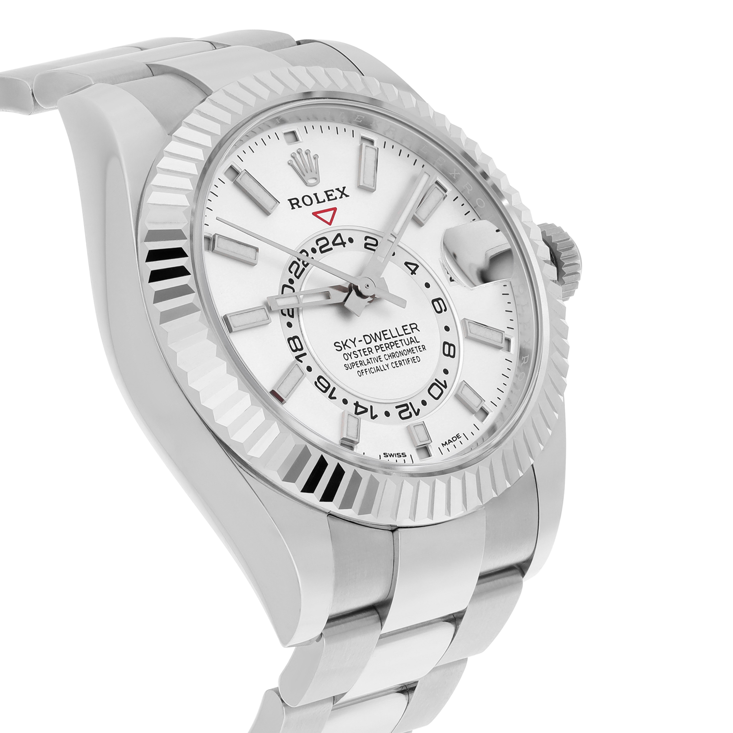 Rolex Sky-Dweller 326934-0001 White Dial Stainless Steel Oyster Unworn 2023