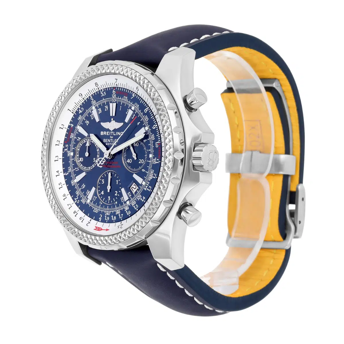 Breitling for Bentley Motors Blue Dial, Blue Strap Stainless Steel Watch A25362 – image 3