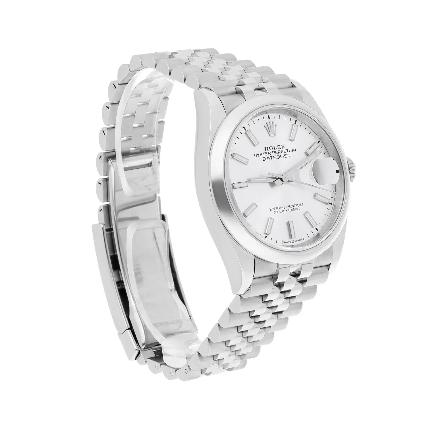 Rolex Datejust 36mm Jubilee Steel Silver Dial Automatic Mens Watch 126200 - 2023 – image 5