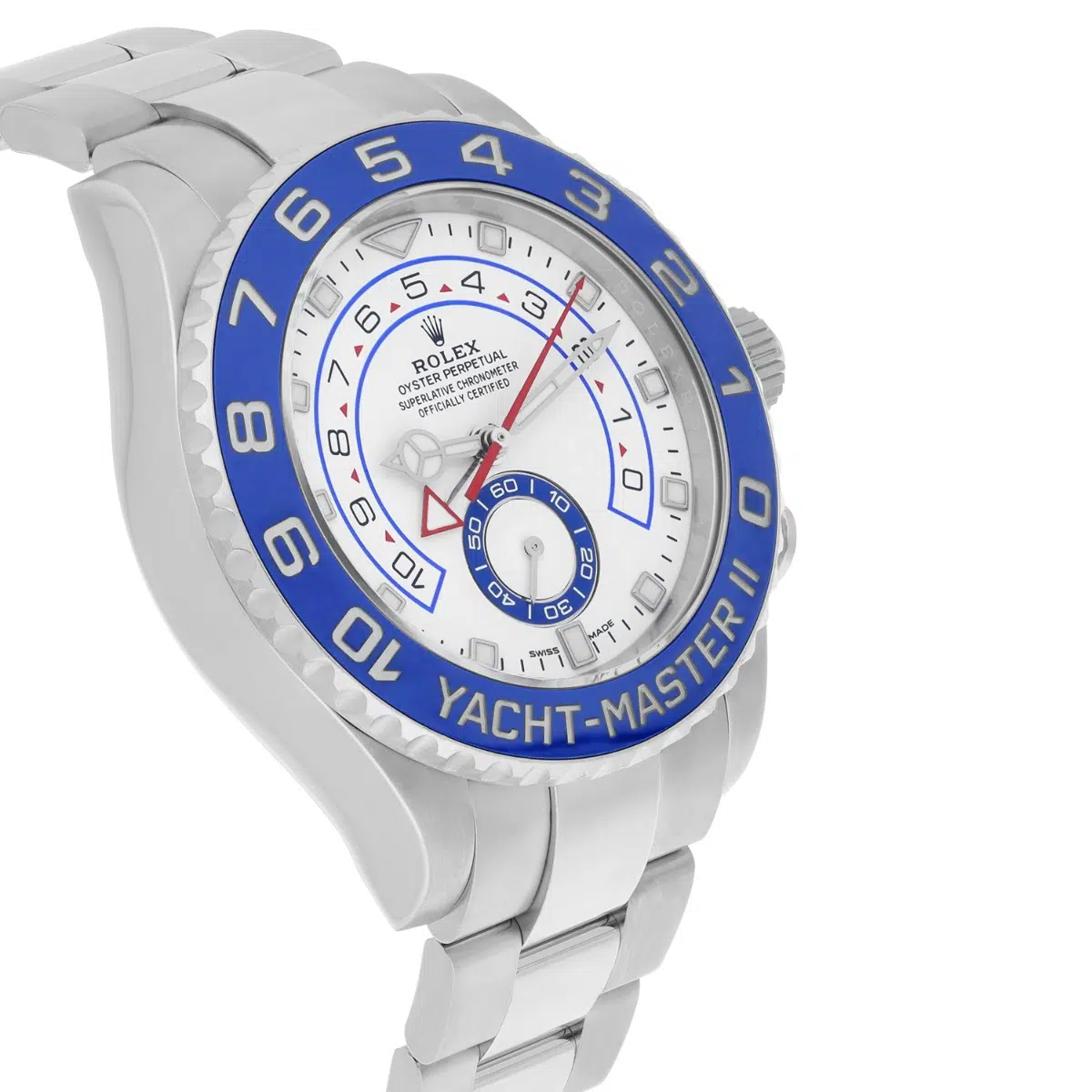 Rolex Yacht-Master II 44mm Steel White Dial Automatic Mens Watch 116680 - 2021 – image 5