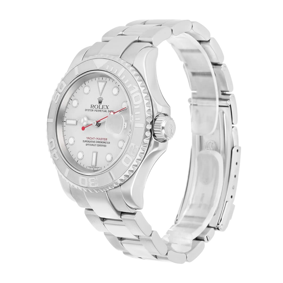 Rolex Yacht-Master 40mm Platinum Bezel Automatic Oyster Watch 16622 Y Series