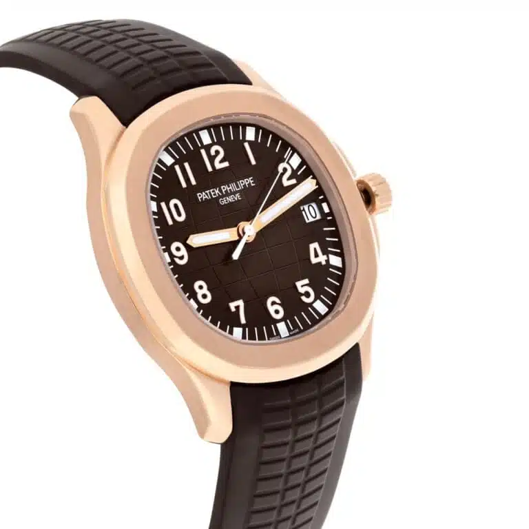 Patek Philippe Aquanaut 5167R Rose Gold With Brown Rubber Watch – image 5