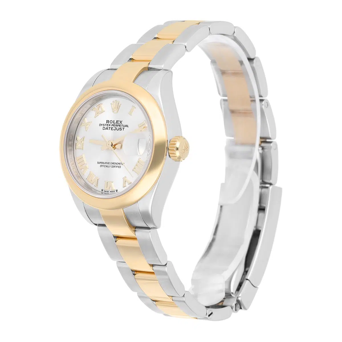 Rolex Lady Datejust 279163 Stainless Steel and Yellow Gold with Silver Roman Dial Ladies Watch – image 4