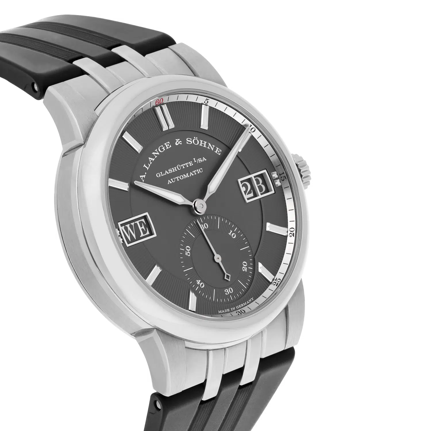 A. Lange & Sohne Odysseus 40mm Automatic Gray Dial White Gold Mens Watch 363.068 – image 4