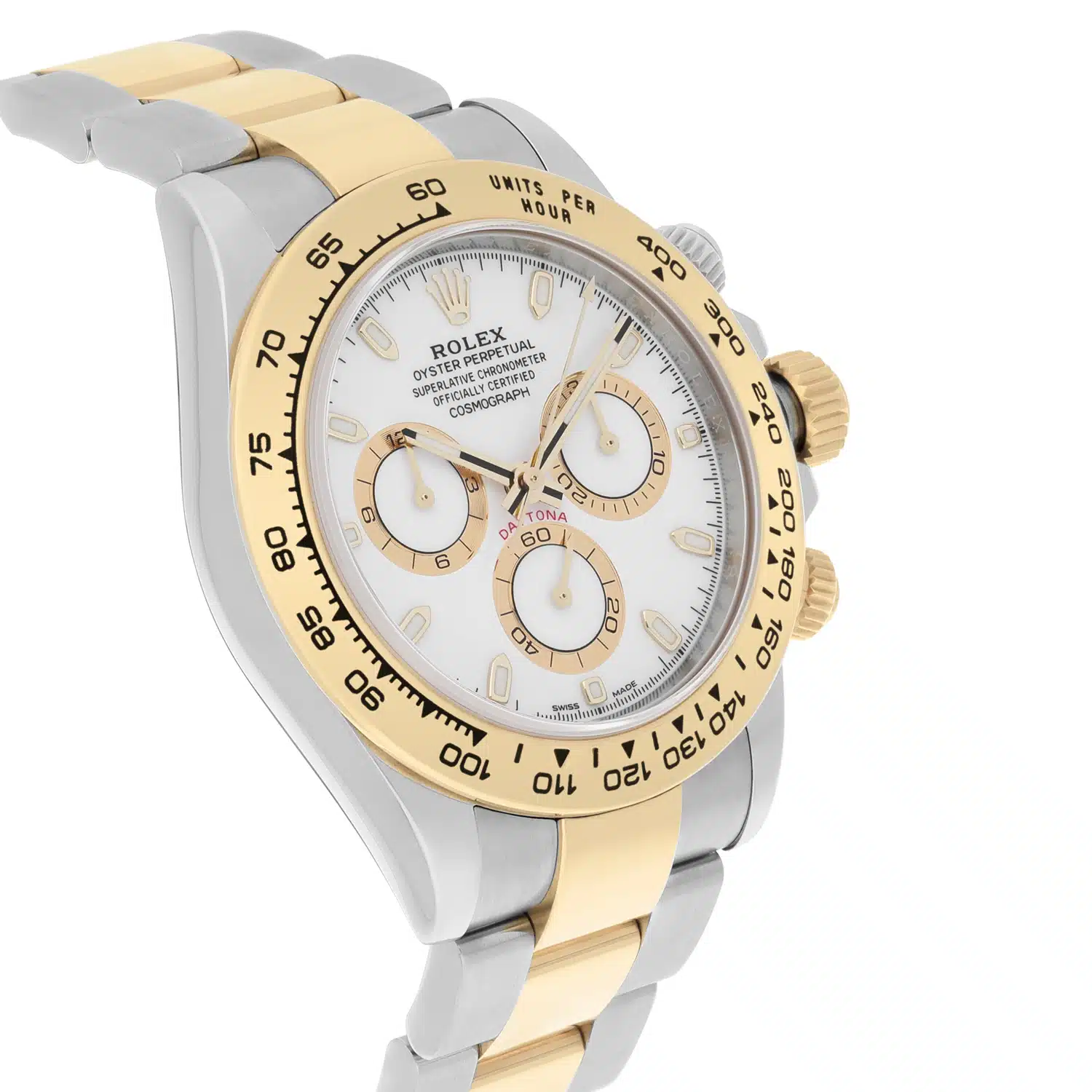 Rolex Cosmograph Daytona Stainless Steel/Yellow Gold White Dial Watch 116503 - 2022 – image 4