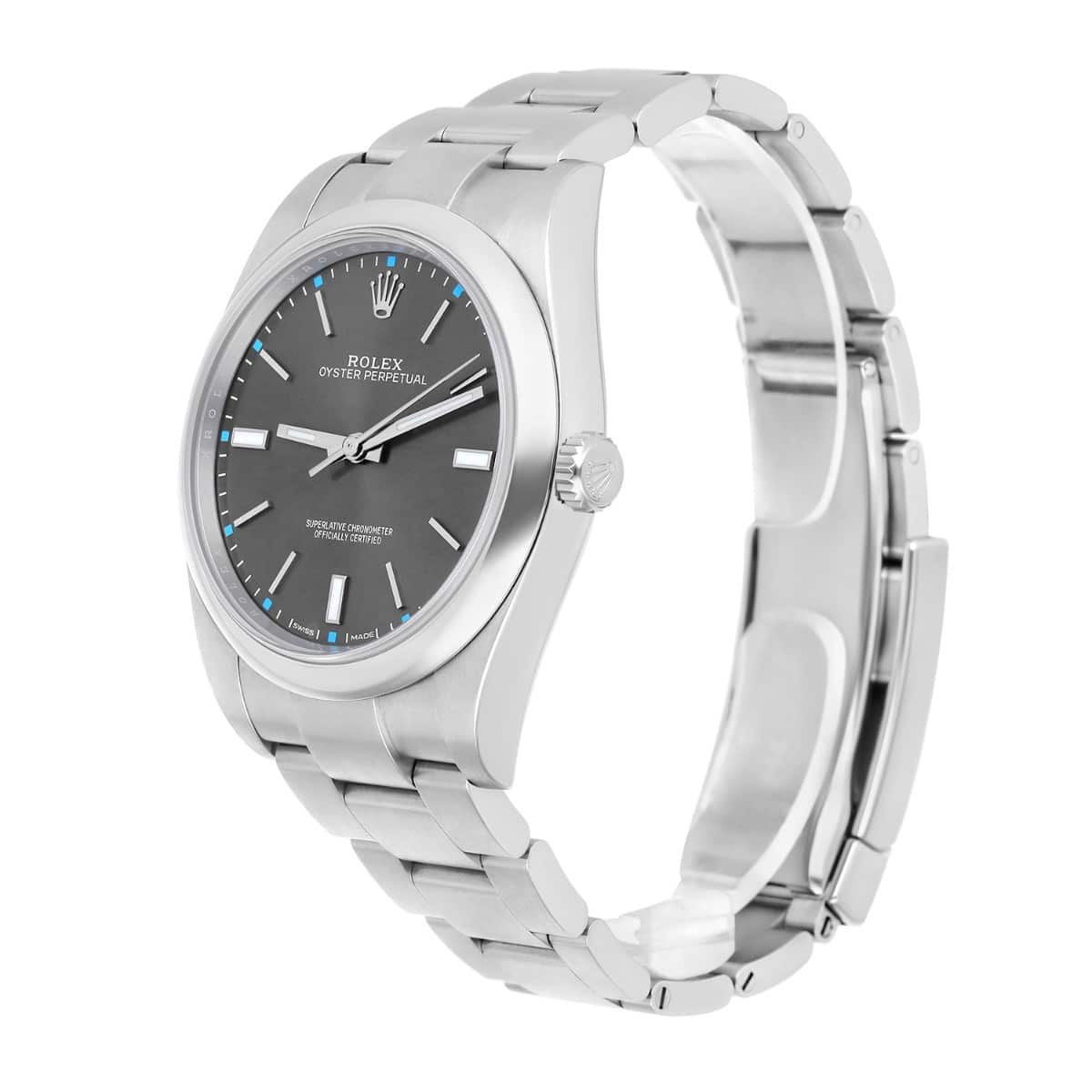 Rolex Oyster Perpetual 114300 Blue Dial Oyster Bracelet Box