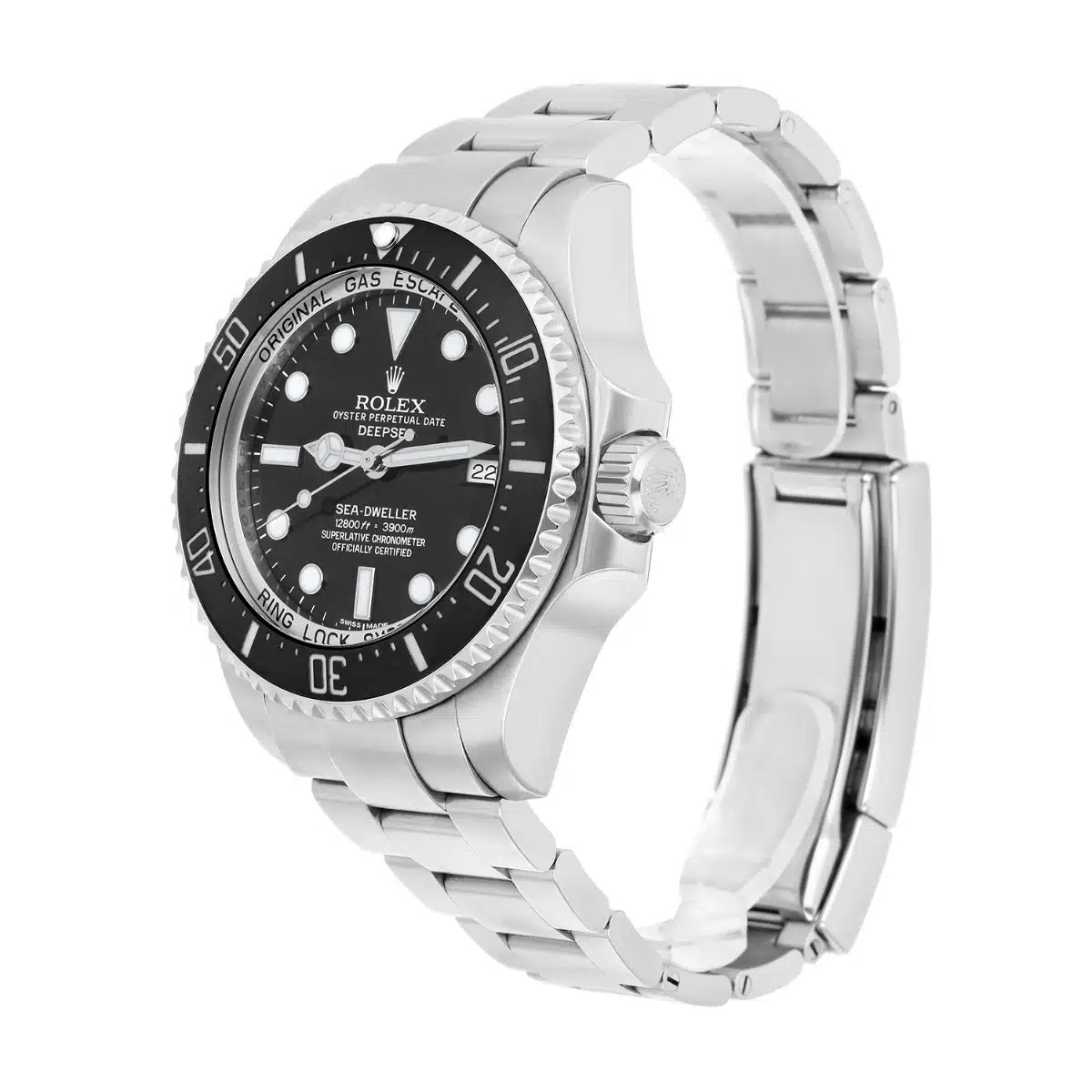 Rolex Black Dial Sea-Dweller 44mm 116660 Stainless Steel Oyster Watch – image 5