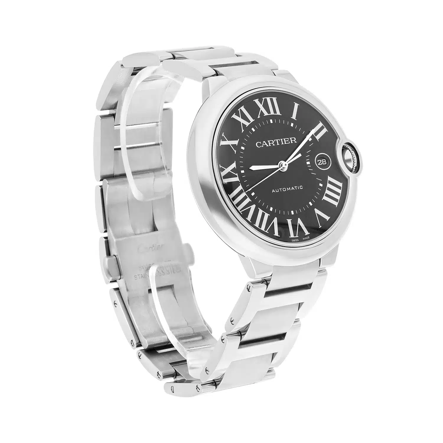 Cartier Ballon Bleu Automatic Grey Dial Stainless Steel Mens Watch WSBB0060 – image 6