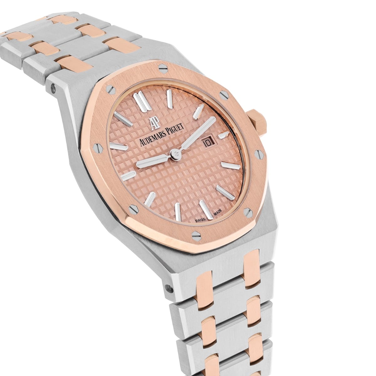 Audemars Piguet Royal Oak 33mm Quartz 67650SR.OO.1261SR.01 Pink Dial Watch With Box/Papers