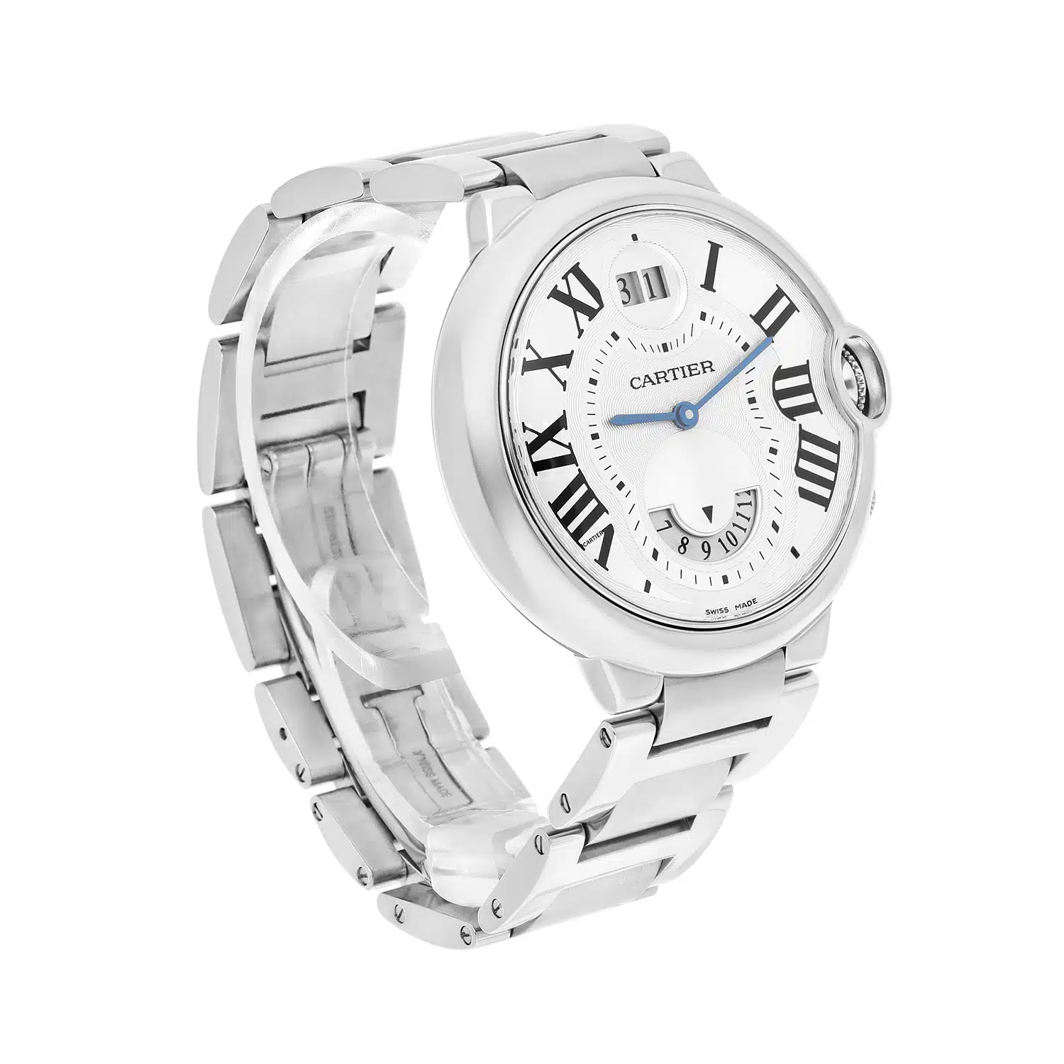 Cartier Ballon Bleu Stainless Steel Two Timezone Quartz Watch 38MM W6920011 – image 5