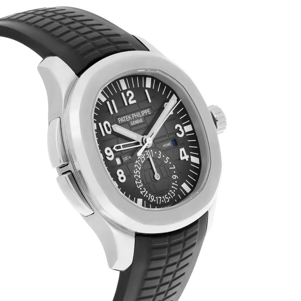 Patek Philippe Aquanaut Travel-Time Steel Black Dial Watch 5164A-001 Box/Papers – image 5