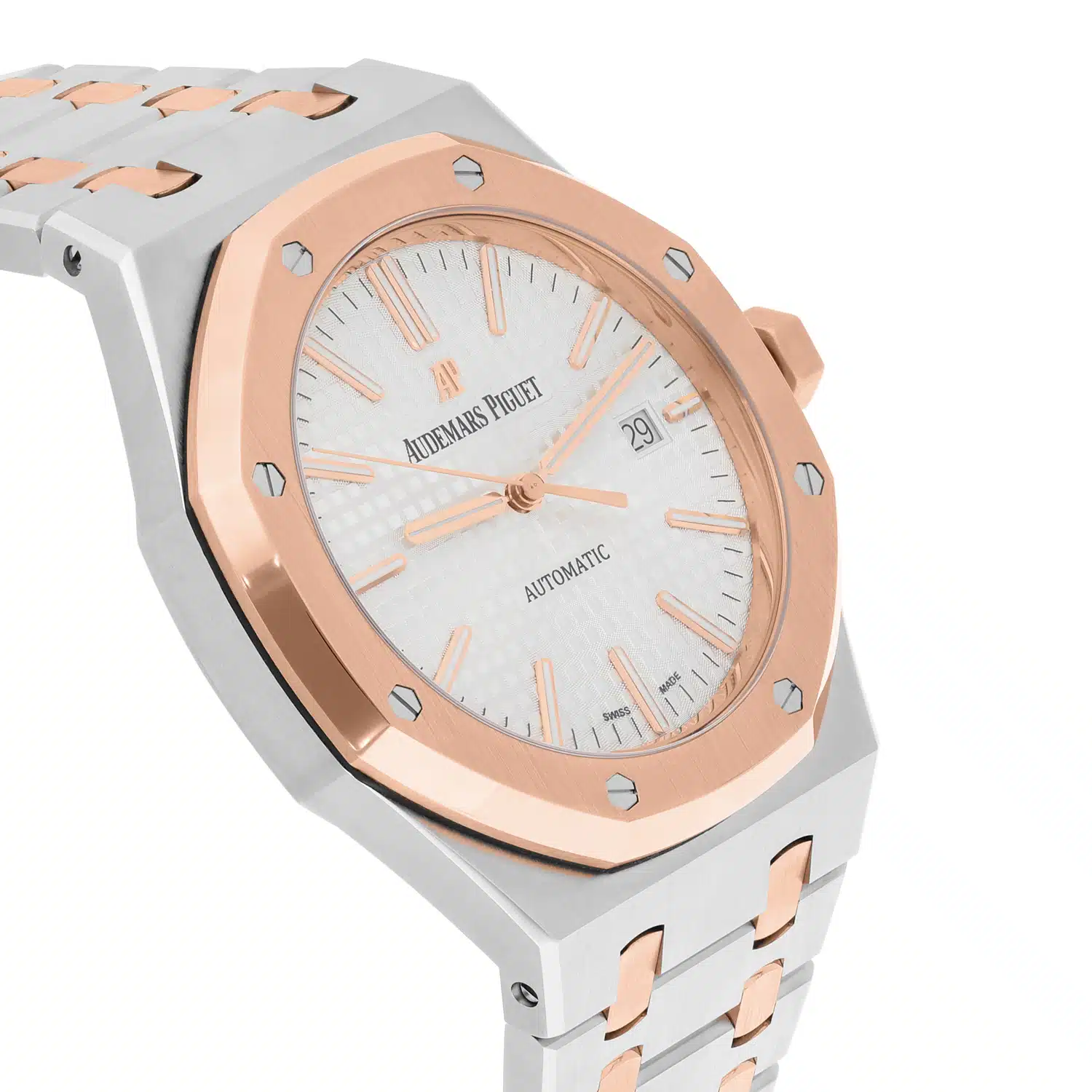 Audemars Piguet Royal Oak Selfwinding 15400SR.OO.1220SR.01 Rose Gold & Stainless Steel Watch – image 5
