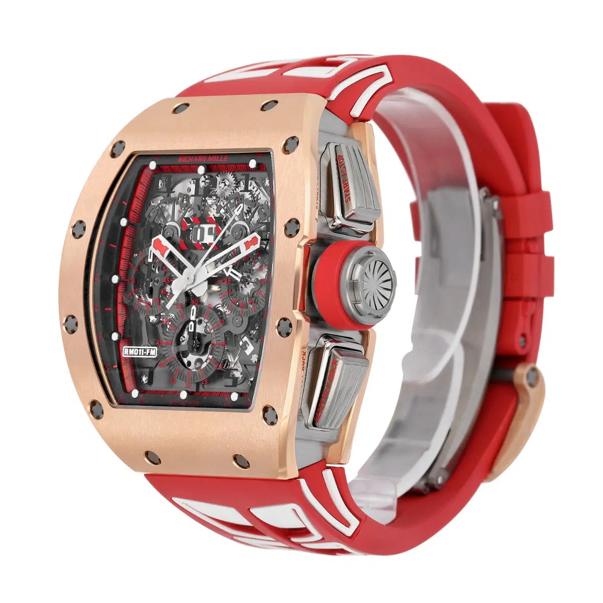 Richard Mille Men's Watch RM011-FM Felipe Massa Chronograph 'Red Demon' Rose Gold – image 3