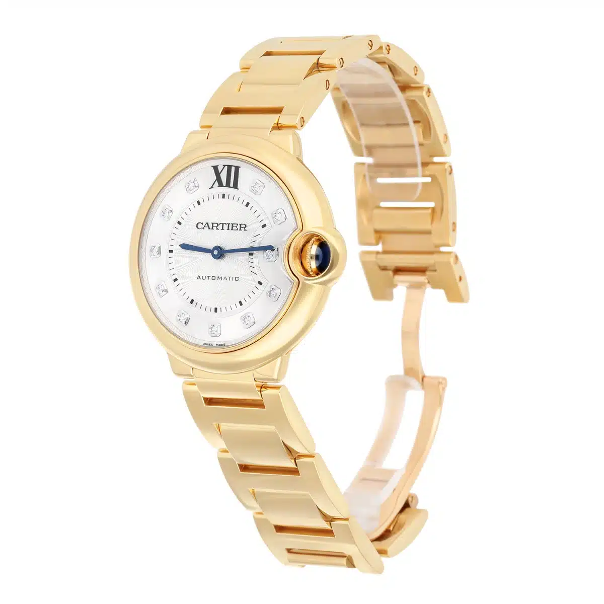 Cartier Ballon Bleu 36mm 18K Yellow Gold with Diamond Dial 3002 – image 4