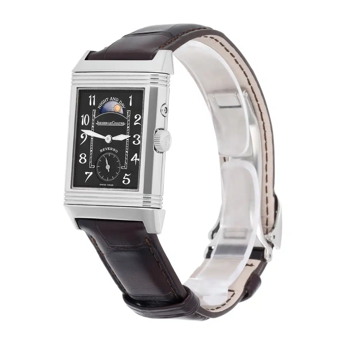 Jaeger LeCoultre Reverso Duo Night Day Size 26x42mm 18K White Gold Watch 270.3.54 – image 4