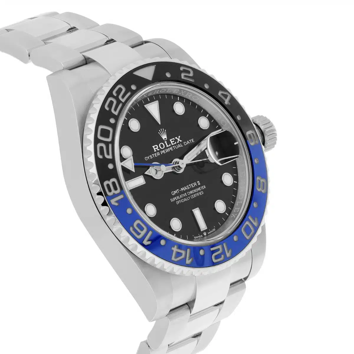 Rolex GMT-Master II 126710 Batman Black/Blue Ceramic Bezel Oyster Stainless Steel Watch – image 5