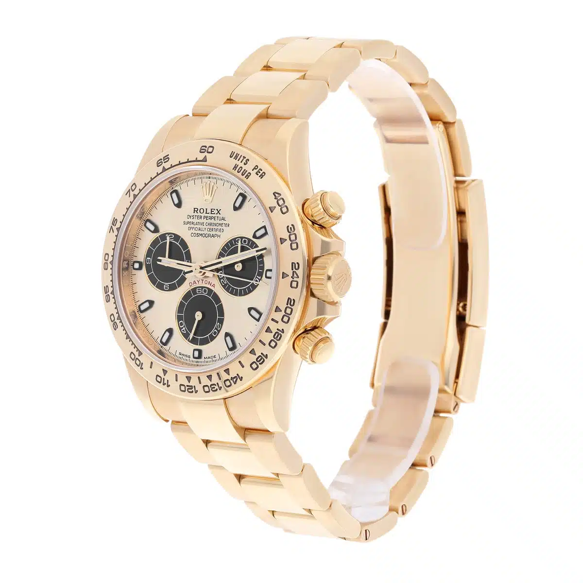 Rolex Daytona Champagne Dial “Pikachu” 40mm 18K Gold Watch 116508 BOX/PAPERS – image 4