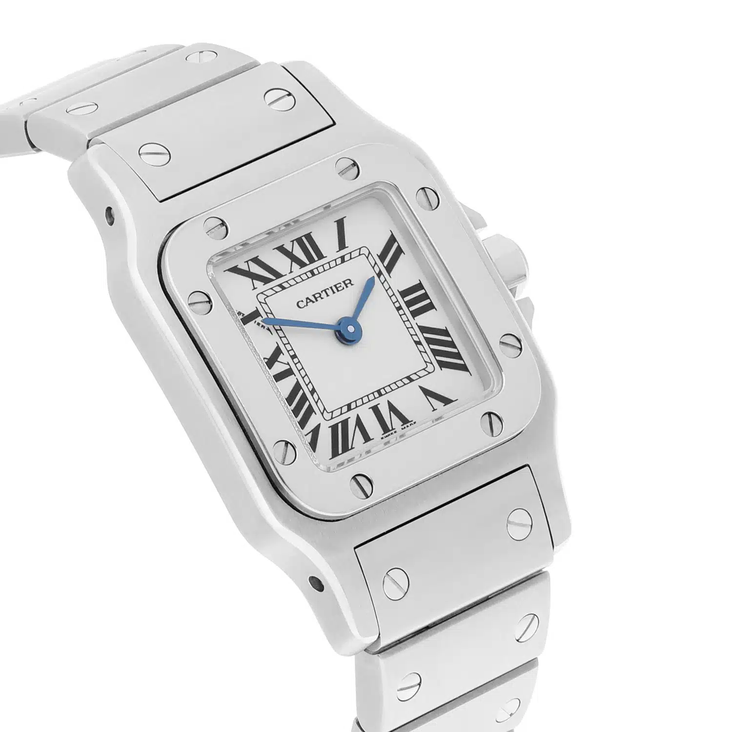 Cartier Santos Galbée Silver Dial Small Steel Ladies Watch W20056D6/1565 – image 6