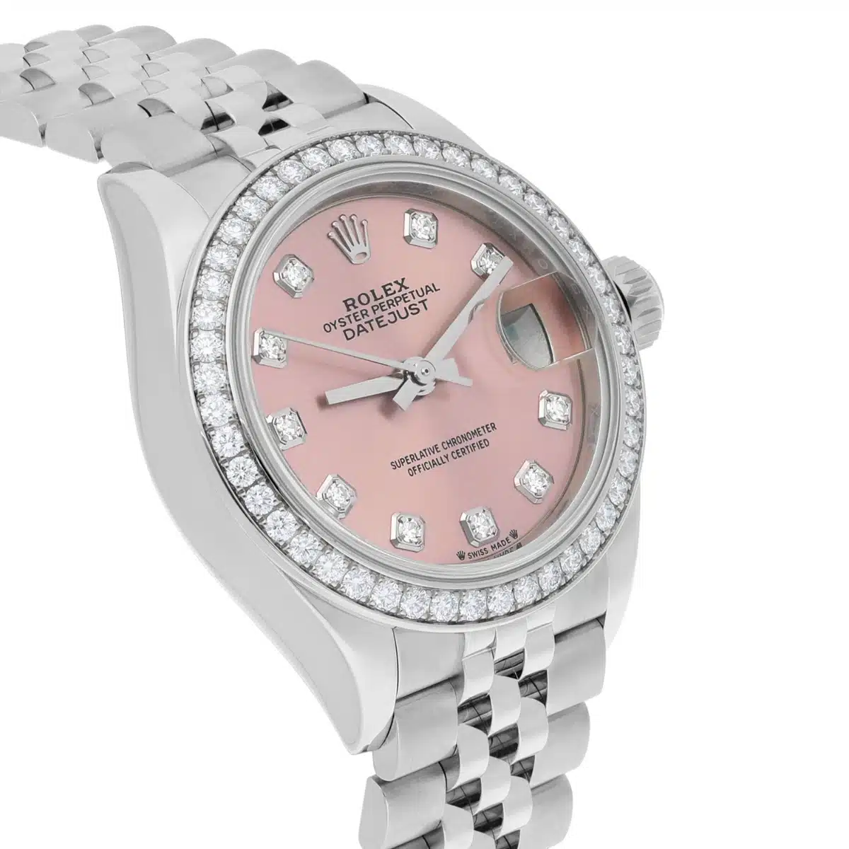 Rolex Lady-Datejust 28mm 279384RBR Pink Diamond Jubilee Complete – image 6
