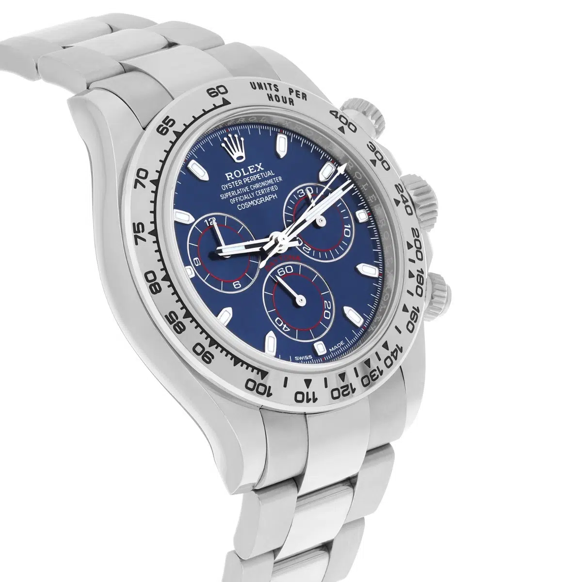 Rolex Cosmograph Daytona White Gold 40mm Blue Dial 116509 Complete 2020 – image 6