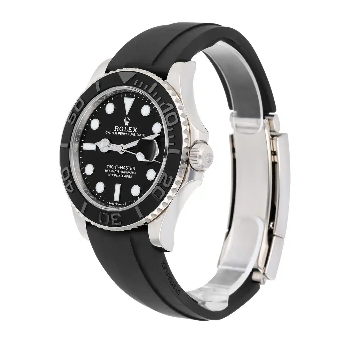 Rolex Yacht-Master 226659 42mm Oysterflex White Gold with Black Dial Watch - 2022 – image 4