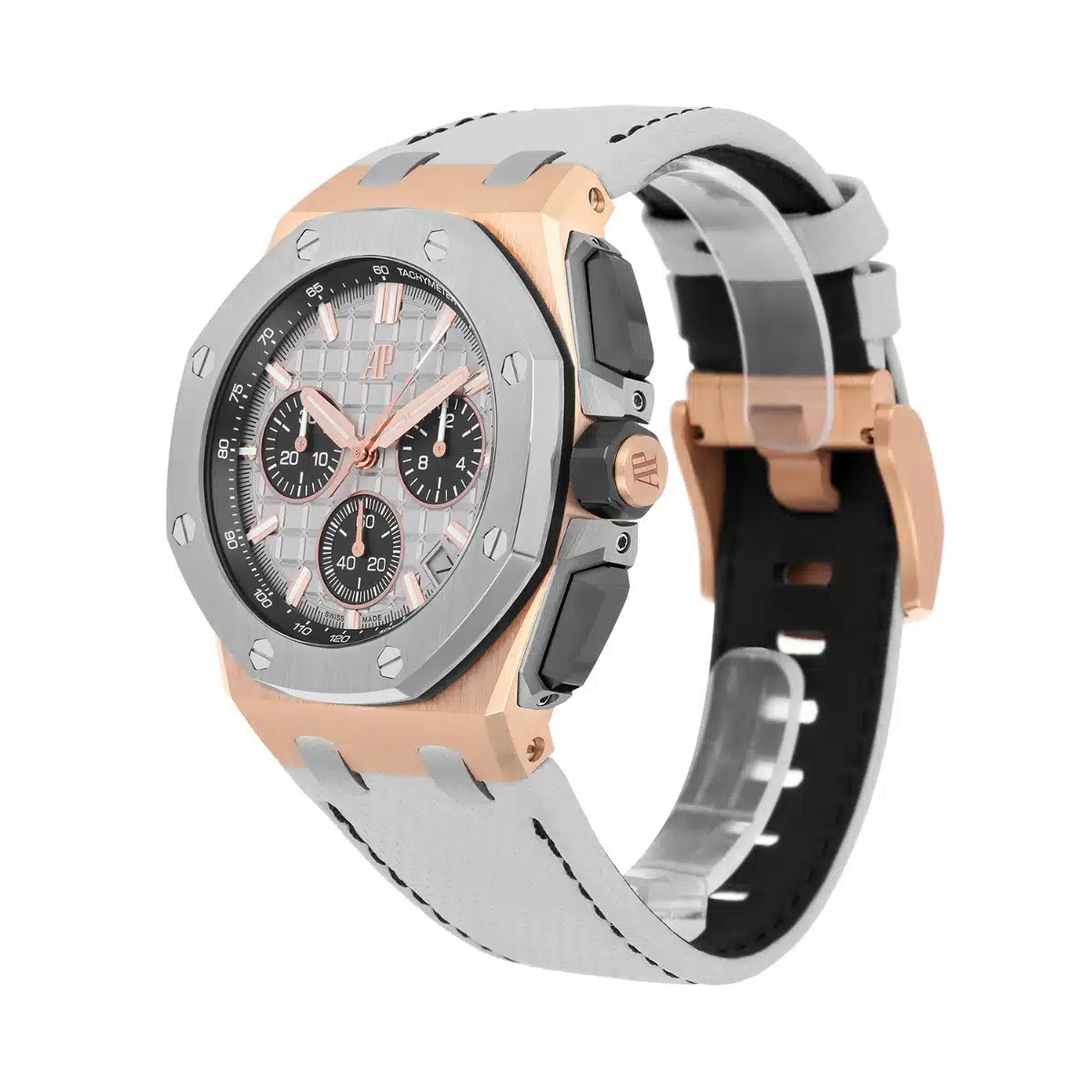 Audemars Piguet 26420OI.OO.A015VE.01 Royal Oak 43mm 18K Rose Gold Titanium Watch – image 5