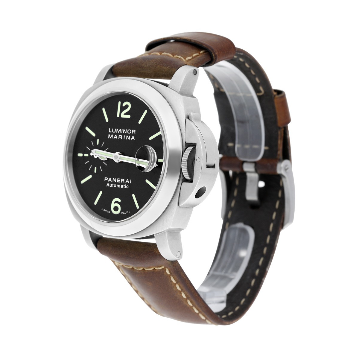 Panerai Luminor Marina PAM00104 Small Second Date Automatic Men's Watch