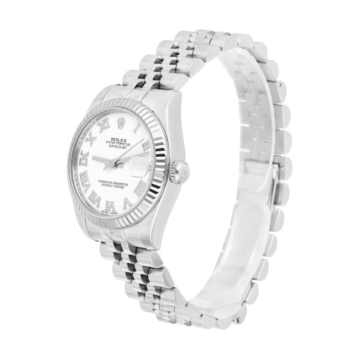 Rolex Datejust 31mm 178274-0073 Complete Stainless Jubilee White Dial Midsize Watch