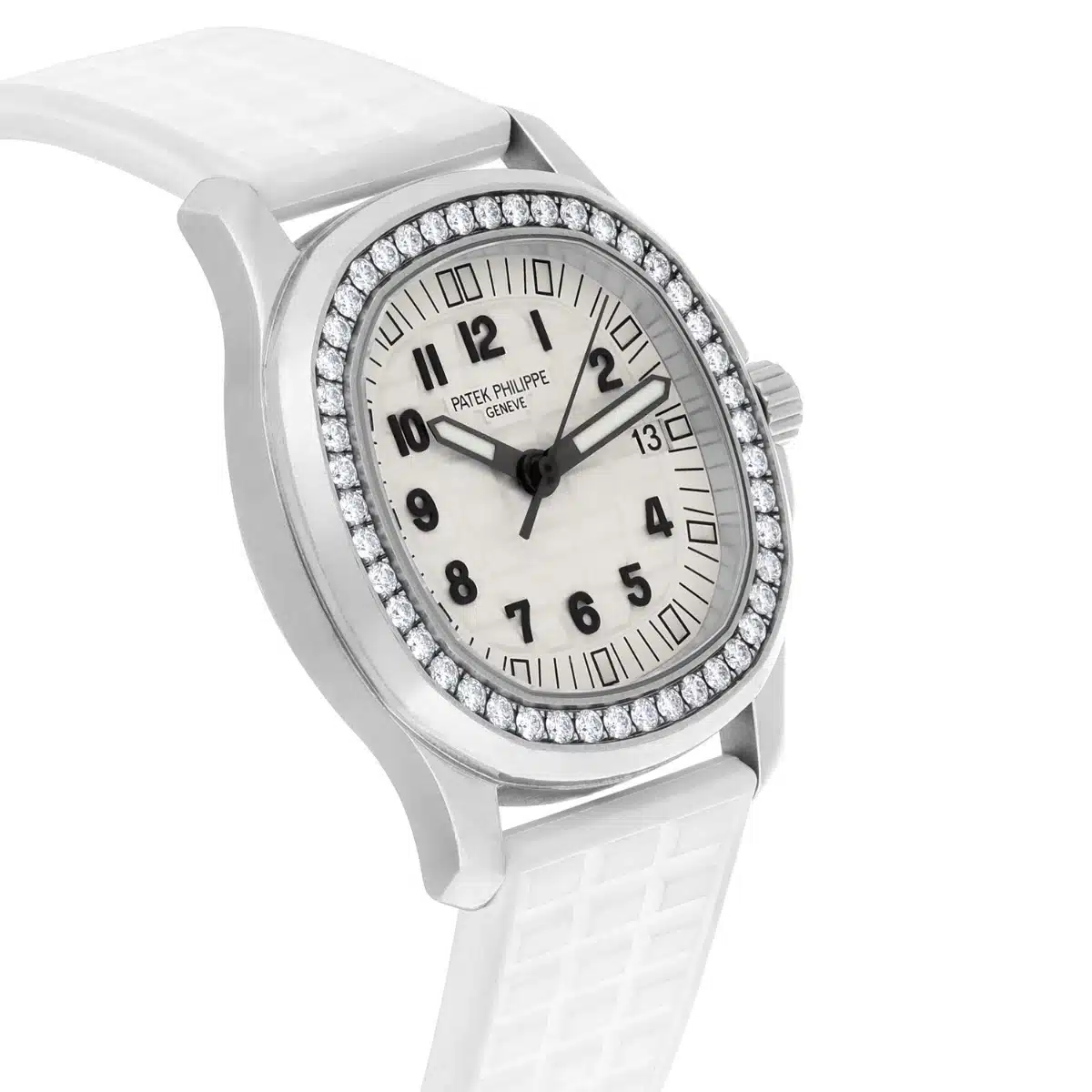 Patek Philippe Aquanaut 5067A White Dial Ladies Watch with Diamonds Papers 2010 – image 5