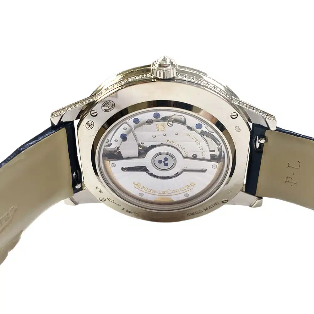 Jaeger Le Coultre Rendez Vous Perpetual Calendar Q3493420 White Gold with Black Leather Watch White Dial – image 5