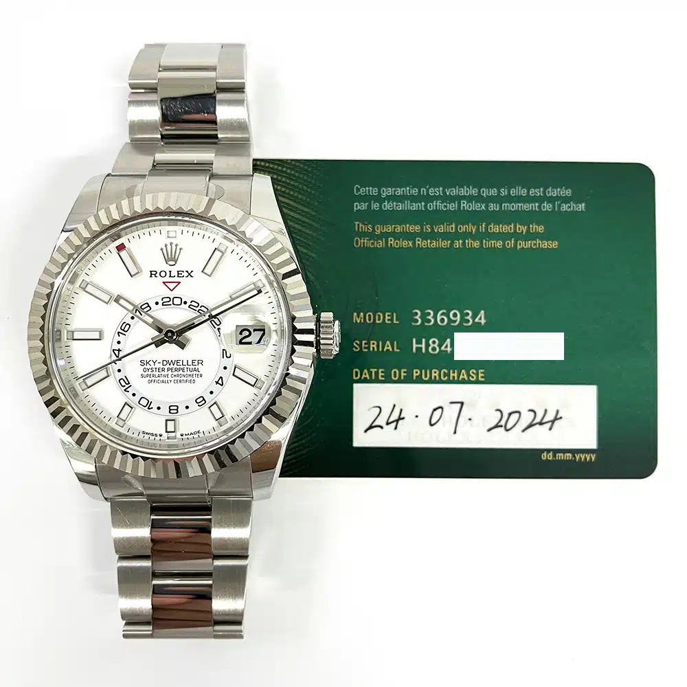 Rolex Sky-Dweller 336934-0003 42mm Stainless Steel with White Dial Watch 2024 – image 2