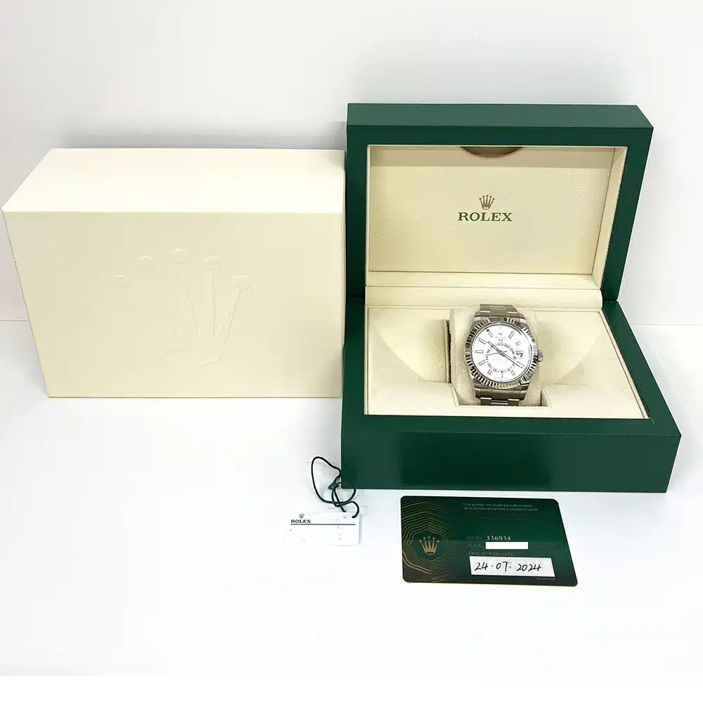 Rolex Sky-Dweller 336934-0003 42mm Stainless Steel with White Dial Watch 2024 – image 8